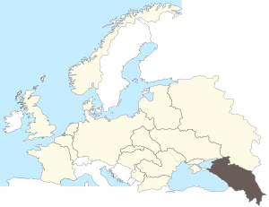 Reichskommissariat Kaukasien map.svg